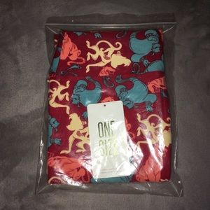 NWT OS Disney Aladdin Print LuLaRoe Leggings